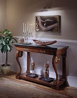 Traditional sideboard table M 401walnutwooden baserectangular