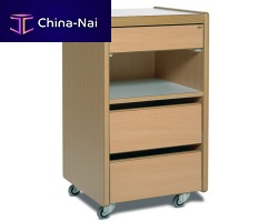 Contemporary bedside table 5602woodenrectangularcontract
