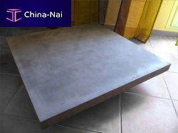 Contemporary coffee table SQUAREwoodenDuctal® UHP concretesquare