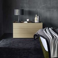 Contemporary chest of drawers Surfacewoodenlacquered MDFsteel