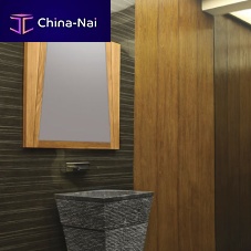 Wall-mounted bathroom mirror BAM 14.3contemporaryteak