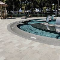 Porcelain stoneware paving outdoorpoolsidematte