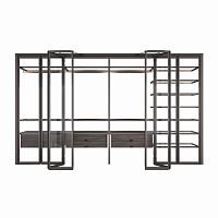 Modular walk-in wardrobe PALO ALTO FREEwall-mountedcontemporarywooden