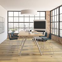 Traditional table POTRERO415oaksolid woodMDF