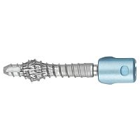 Thoracic-lumbar vertebra pedicle screw OSSEOSCREW®monoaxialmetallic