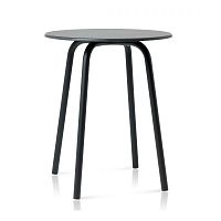 Contemporary side table PARRISH 24 : PART24 BT PC BLKroundhomeindoor