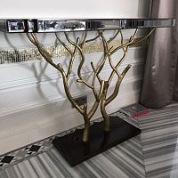 Art Deco style sideboard table woodenmarblerectangular