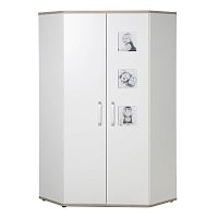 Corner wardrobe MORITZ : 1691724contemporarymelaminewith swing doors