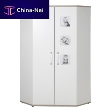 Corner wardrobe MORITZ : 1691724contemporarymelaminewith swing doors