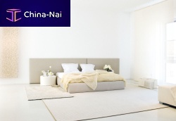 Double bed singlecontemporaryupholstered