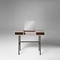 Contemporary dressing table Chapeaumatte lacquered woodlacquered steelleather