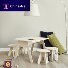 Contemporary table PEEKABOO birchplywoodplywood base