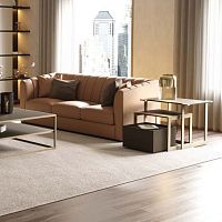 Contemporary nesting tables Fortunewood veneerwood veneer baserectangular
