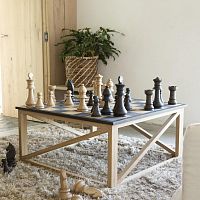Outdoor chess table FLANDERScontemporaryhomeoak