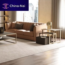 Contemporary nesting tables Fortunewood veneerwood veneer baserectangular