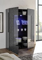 Contemporary china cabinet PRISMAlacquered wood