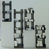 Wall-mounted bookcase Veneziafree-standingcontemporarycommercial