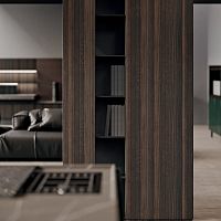 Wall-mounted bookcase SCAVAhighcontemporarywooden