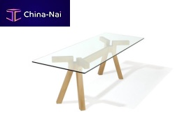 Contemporary table 70 X 70beechbeech baserectangular