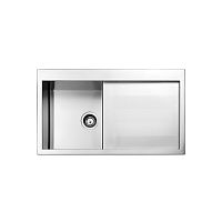 Single-bowl kitchen sink AMALTHEA : SQ861Iwith drainboardstainless steelovermount