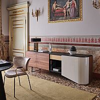Contemporary sideboard IndiawalnutMDFash
