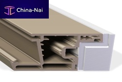 PVC profile 0.01E-04rectangularindustrial