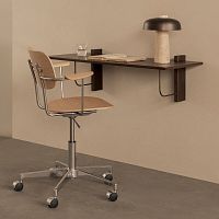 Wall-mounted desk CORBELcontemporarylinoleumstraight