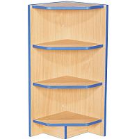 High bookcase A61081cornercontemporaryMDF