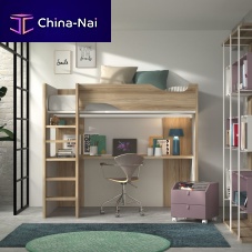 Loft bed Formas 22 � F-207singlecontemporarywith writing desk