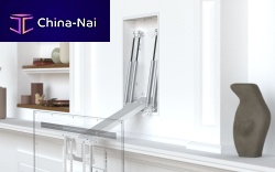 Contemporary TV wall bracket swivelretractablemetal