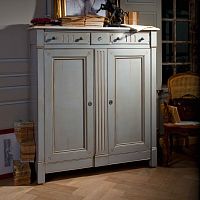 Traditional wardrobe LOGISwoodenwith swing doorswith drawer