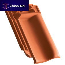 Roof ridge tile FIRSTFIXbarrelventilatedcurved