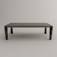 Contemporary table LEGACYmarblemarble baserectangular