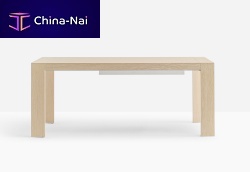 Contemporary table SURFACE TSU2oakwood veneeroak base