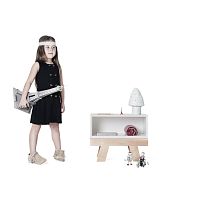 Contemporary bedside table NIDOalderalder baserectangular