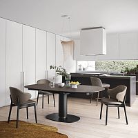 Contemporary table elsonglassceramicmarble