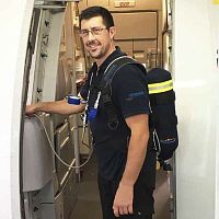 Aircraft oxygen tank