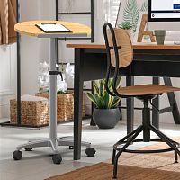 Contemporary computer table 9304070single columncommercial