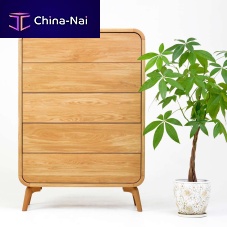 High chest of drawers SOL-3contemporaryoakcustom