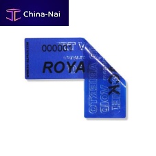 Security label plasticrollprotective