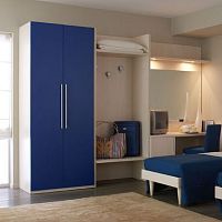 Contemporary wardrobe oakwith swing doorsfor hotel