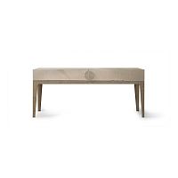 Contemporary sideboard table MPLACEwoodenleather baserectangular