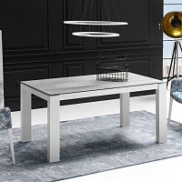 Contemporary dining table ARMONIAwood veneerlacquered MDFglass