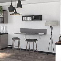 Contemporary table BEKIwoodenmetal baserectangular
