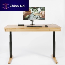Contemporary work table UPP!oaksolid woodbeech