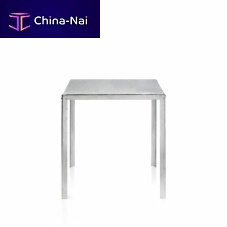 Industrial style table Hope steelsteel basesquare
