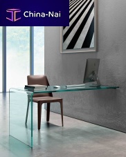 Wall-mounted desk RIALTO L contemporaryglasscustom