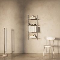 Wall-mounted shelf modularcontemporarystainless steel