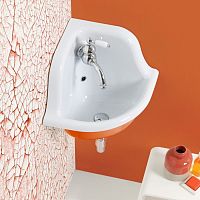 Wall-mounted washbasin TCL4040ceramiccornertraditional