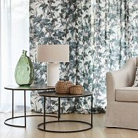 Contemporary side table BAWOmetalmetal baseround